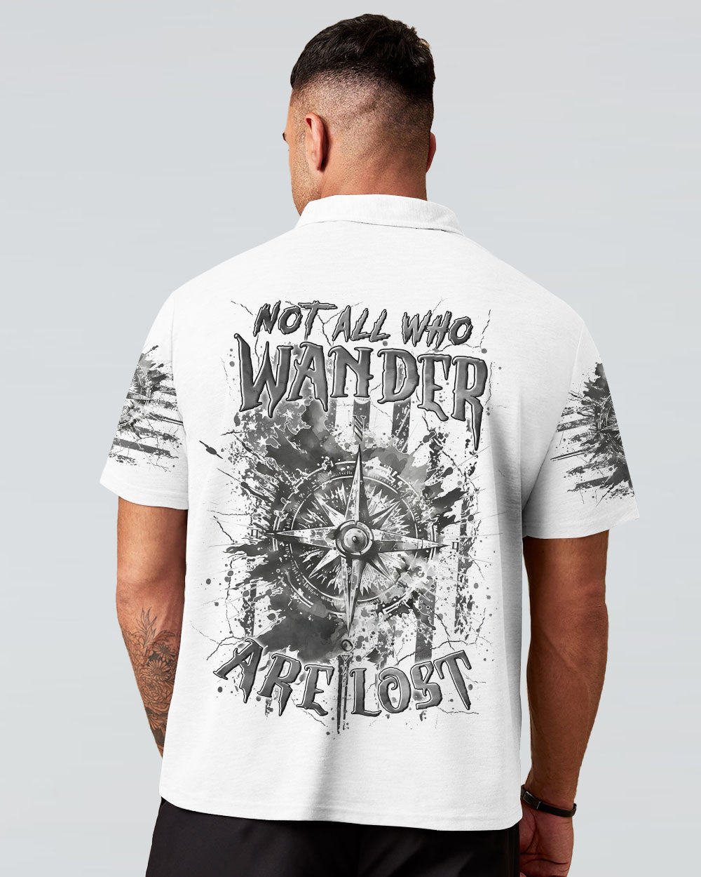 NOT ALL WHO WANDER ARE LOST COMPASS ALL OVER PRINT - YHLN2907242