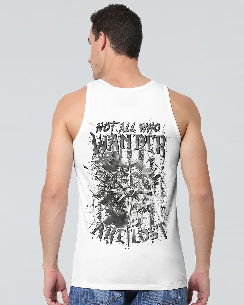 NOT ALL WHO WANDER ARE LOST COMPASS ALL OVER PRINT - YHLN2907242