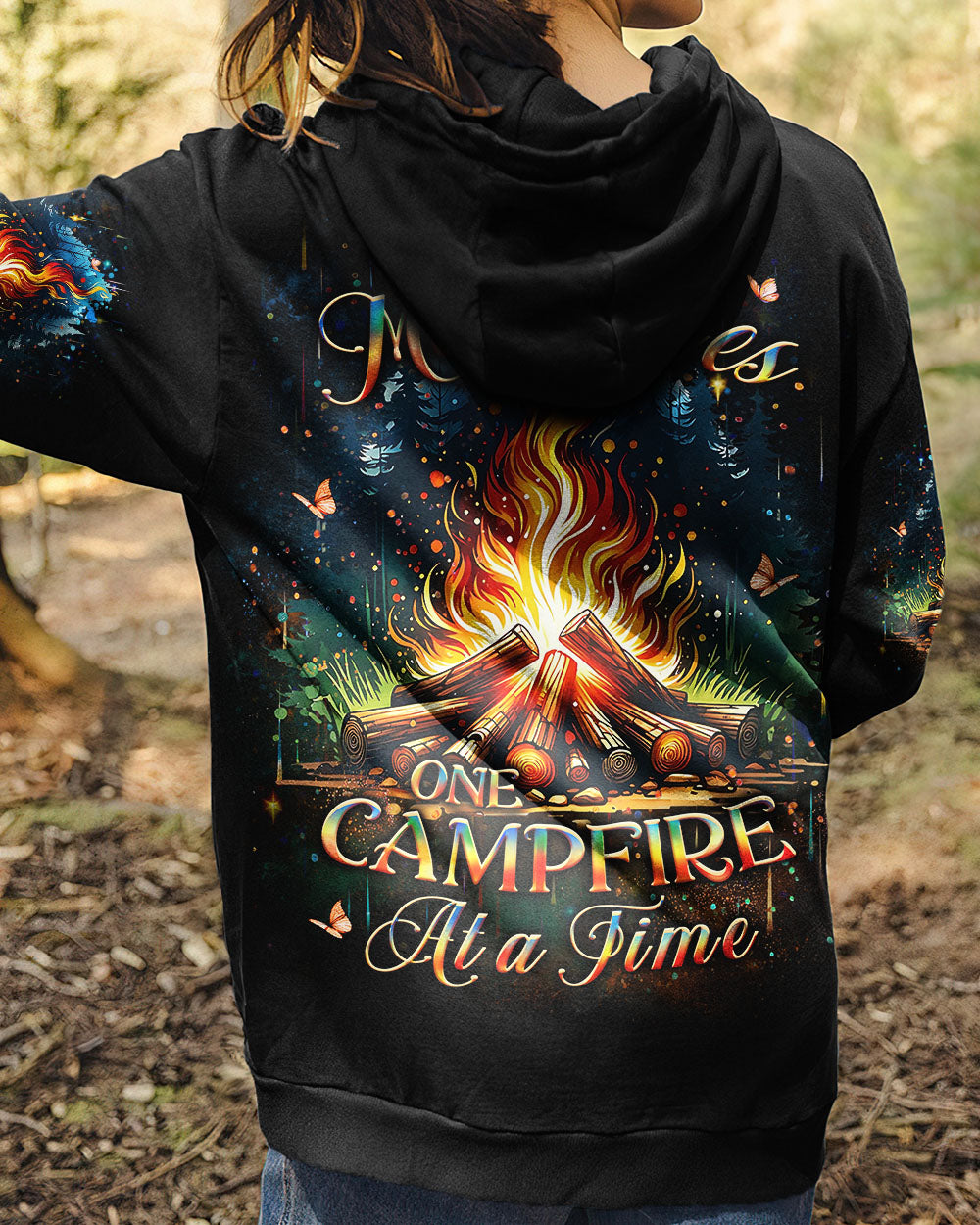 MAKING MEMORIES ONE CAMPFIRE AT A TIME ALL OVER PRINT - YHLT0403254
