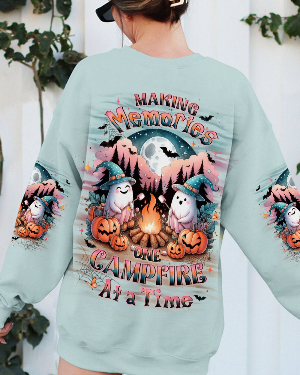 MAKING MEMORIES ONE CAMPFIRE AT A TIME HALLOWEEN ALL OVER PRINT - YHLT0409243