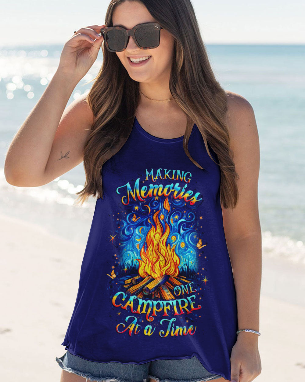 MAKING MEMORIES ONE CAMPFIRE AT A TIME ALL OVER PRINT - YHLT0710254