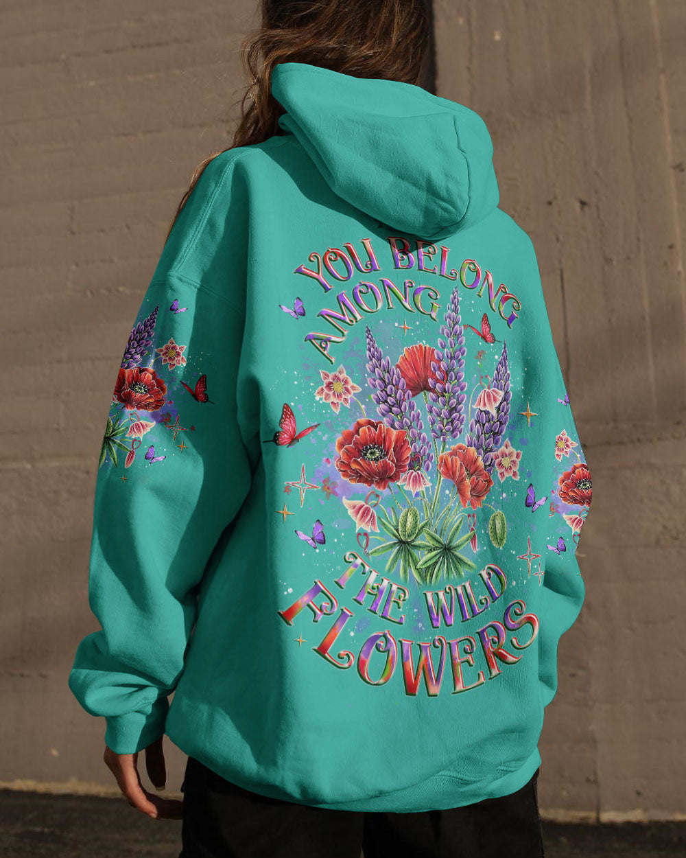 YOU BELONG THE WILDFLOWERS ALL OVER PRINT - YHLT0804254