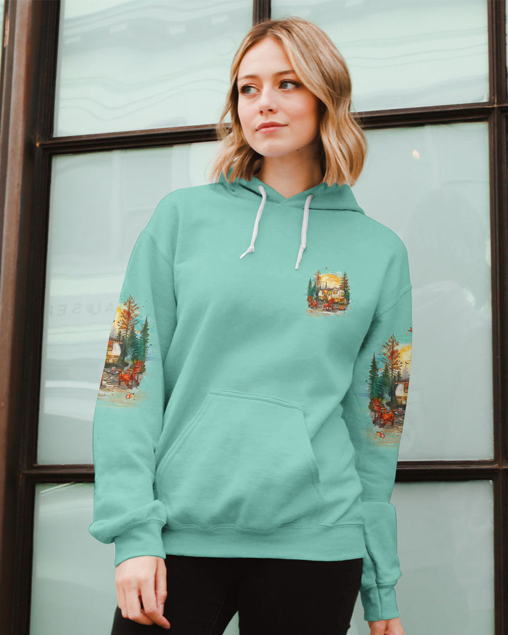 IT'S ALWAYS HAPPY HOUR WHEN I'M CAMPING ALL OVER PRINT - YHLT0807243