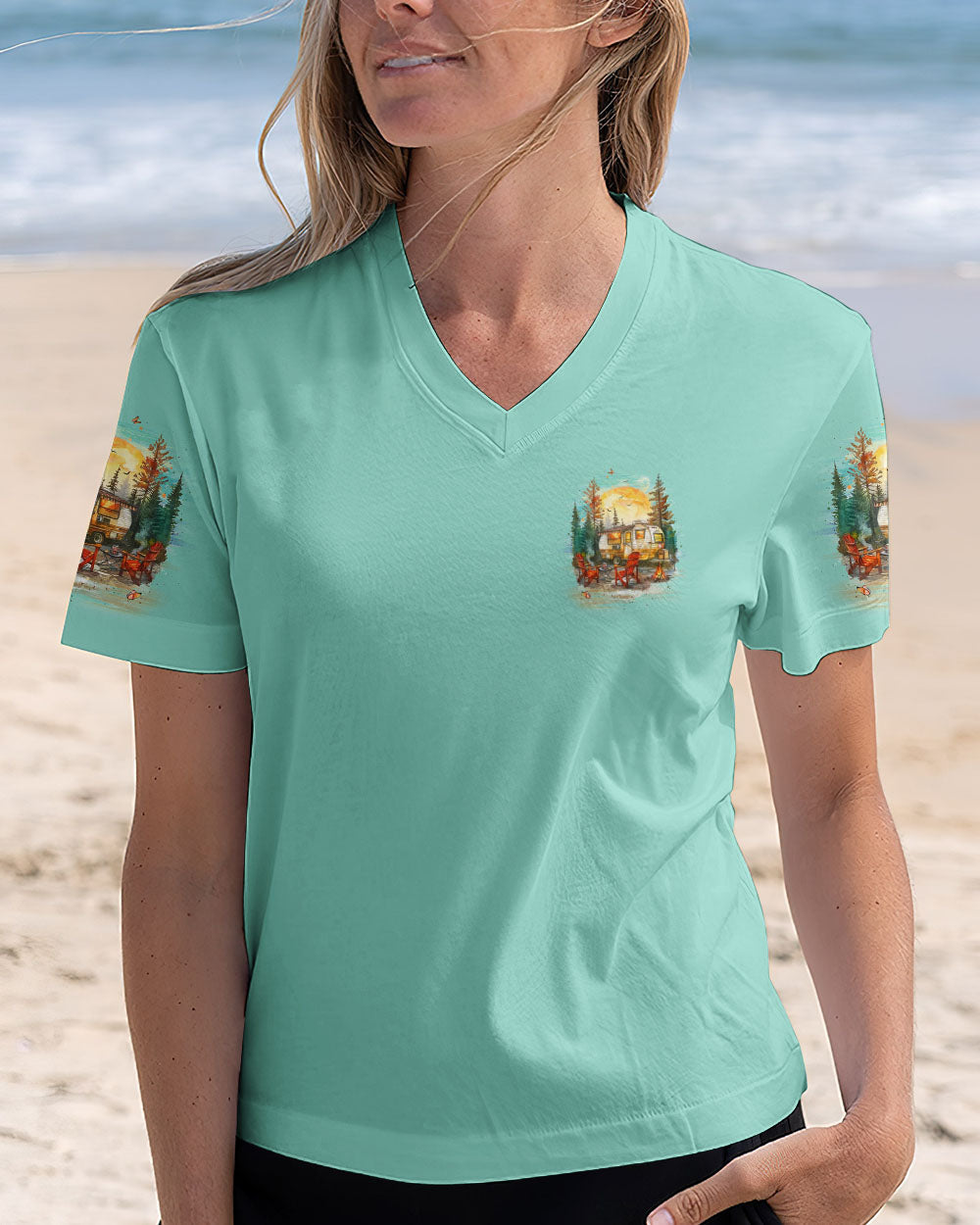 IT'S ALWAYS HAPPY HOUR WHEN I'M CAMPING ALL OVER PRINT - YHLT0807243