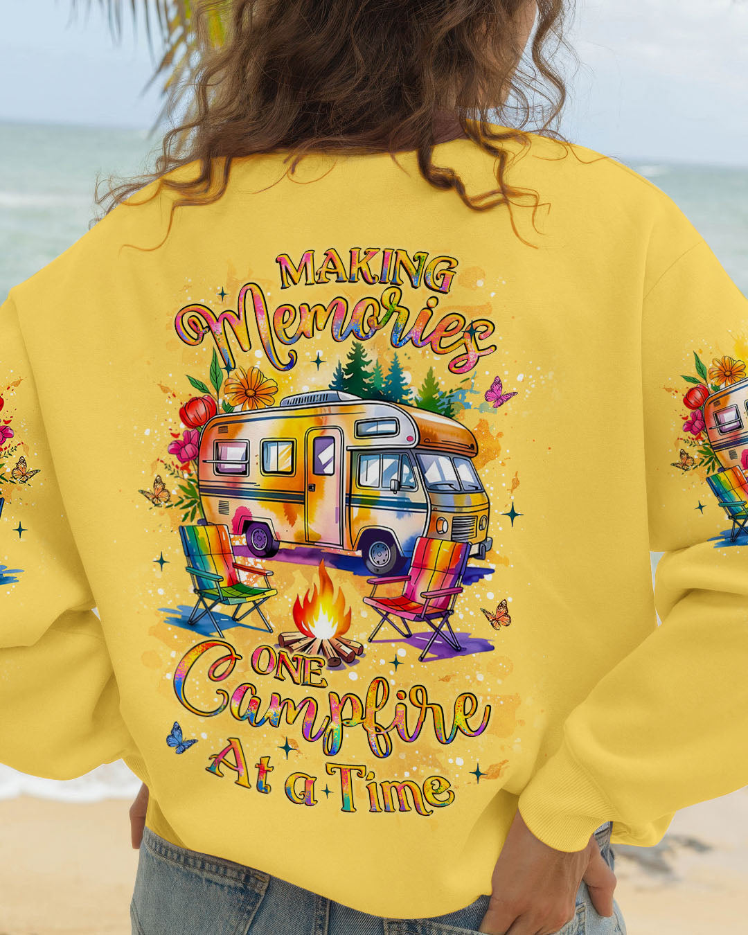 MAKING MEMORIES ONE CAMPFIRE AT A TIME ALL OVER PRINT - YHLT1709252