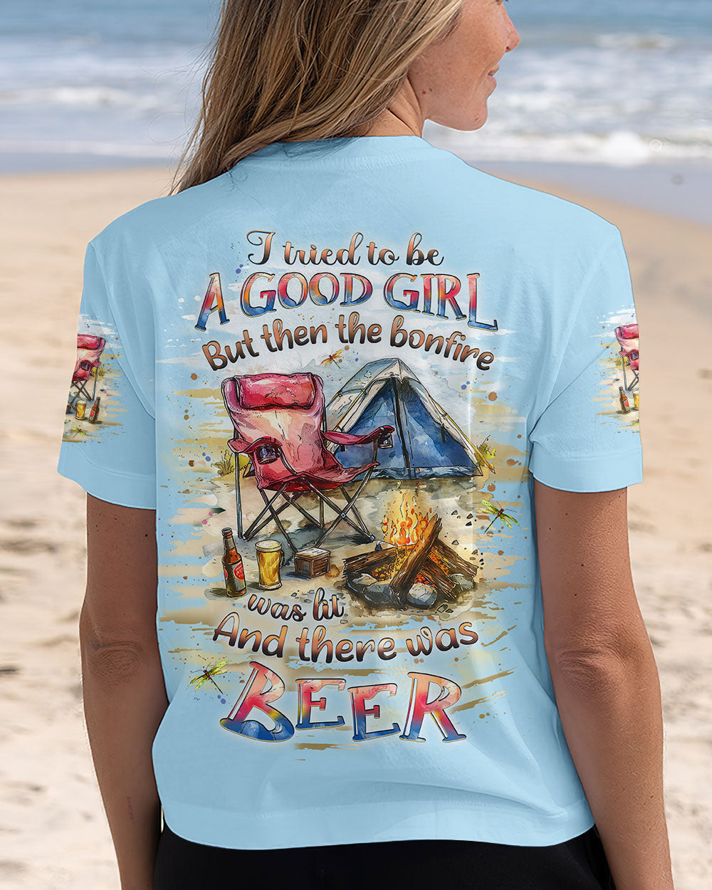 I TRIED TO BE A GOOD GIRL BORNFIRE BEER ALL OVER PRINT - YHLT1812243