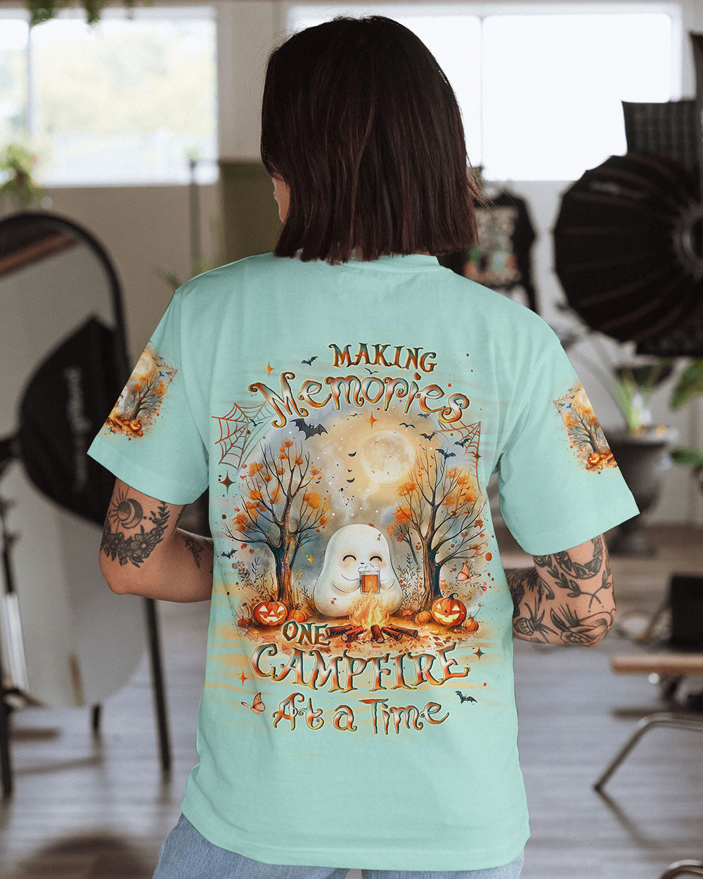 MAKING MEMORIES ONE CAMPFIRE AT A TIME HALLOWEEN ALL OVER PRINT - YHLT2008241