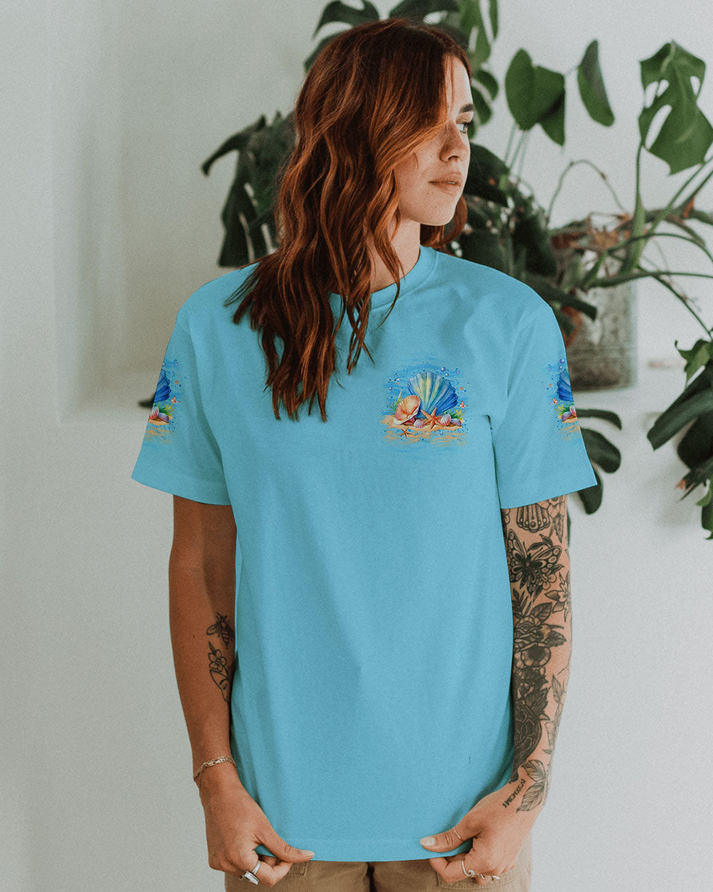 NOT ALL WHO WANDER ARE LOST SEASHELL ALL OVER PRINT - YHLT2406243