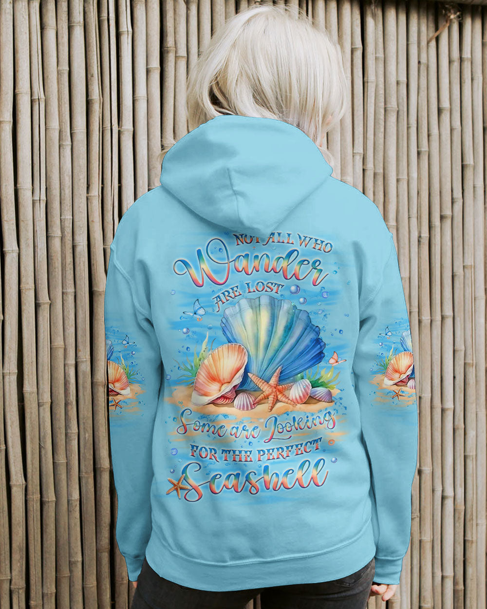 NOT ALL WHO WANDER ARE LOST SEASHELL ALL OVER PRINT - YHLT2406243