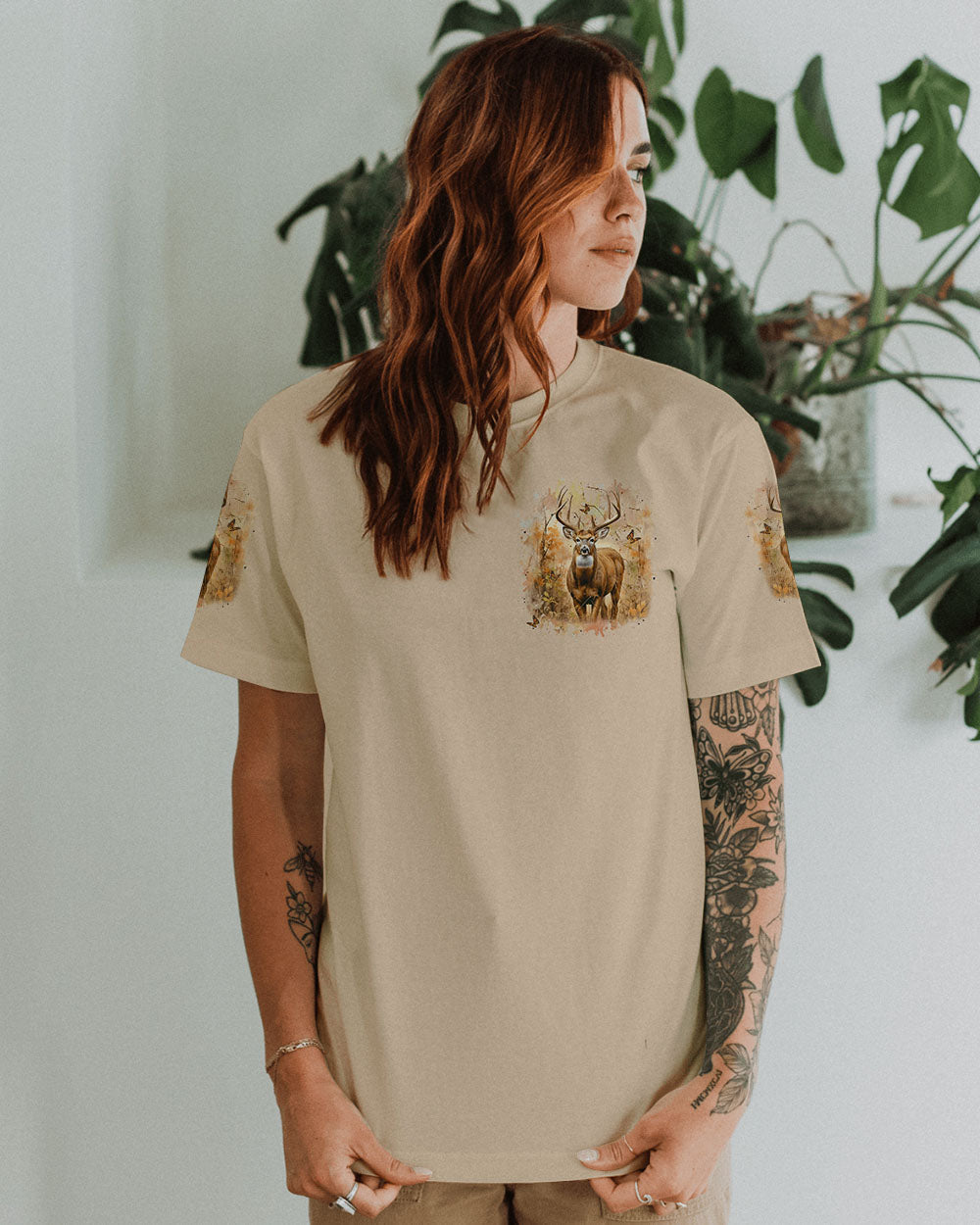 THE CLOSER I GET TO NATURE DEER HUNTING ALL OVER PRINT - YHLT2511241
