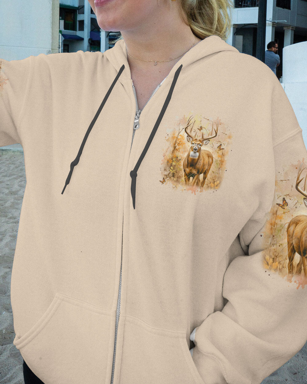 THE CLOSER I GET TO NATURE DEER HUNTING ALL OVER PRINT - YHLT2511241