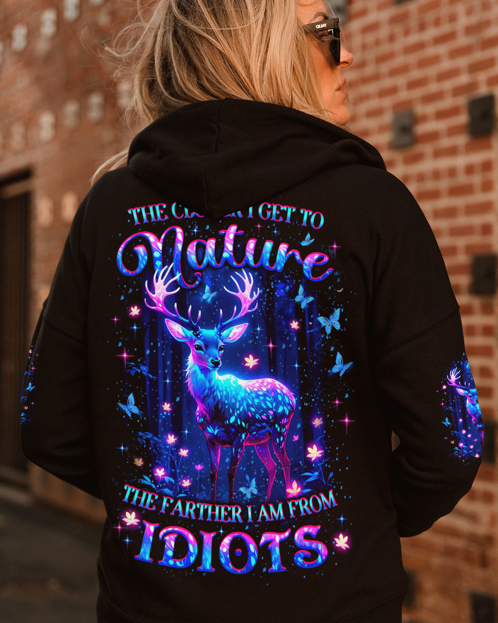 THE CLOSER I GET TO NATURE DEER ALL OVER PRINT - YHLT2609253