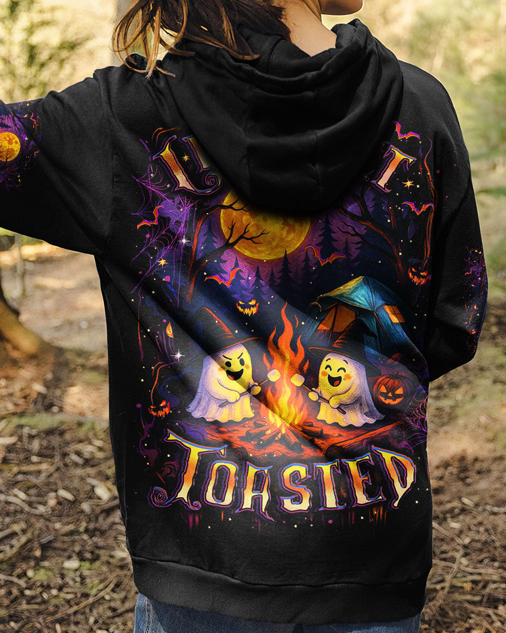 LET'S GET TOASTED BOOS HALLOWEEN ALL OVER PRINT - YHLT3007253