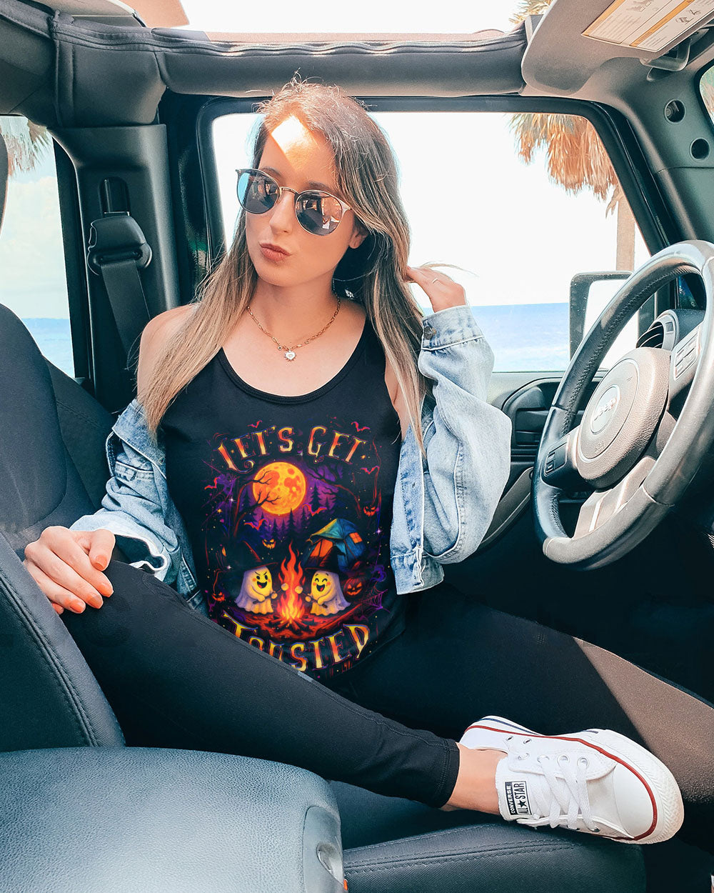 LET'S GET TOASTED BOOS HALLOWEEN ALL OVER PRINT - YHLT3007253