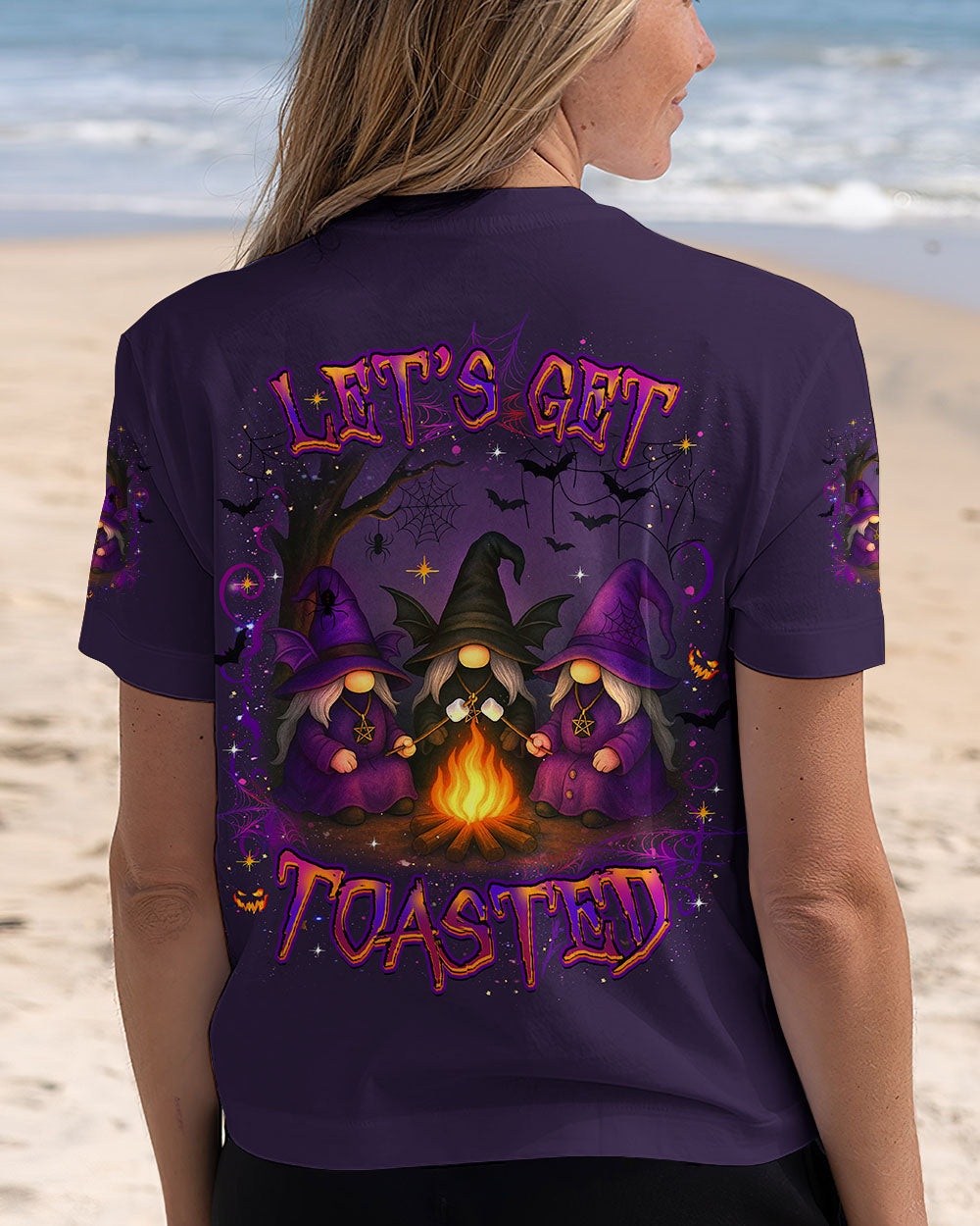 LET'S GET TOASTED HALLOWEEN ALL OVER PRINT - YHLT3107253