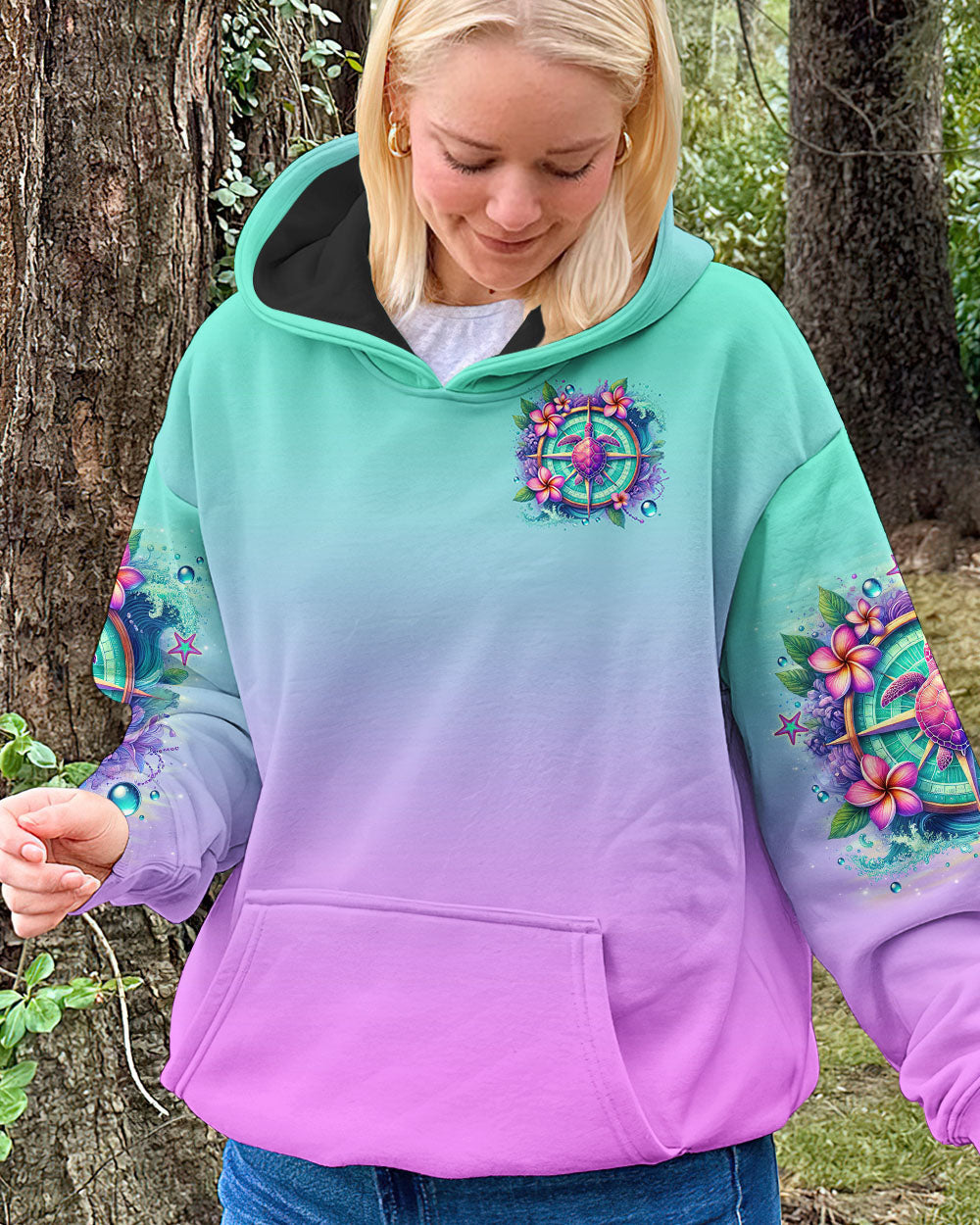 NOT ALL WHO WANDER ARE LOST TURTLE ALL OVER PRINT - TLNO1001252