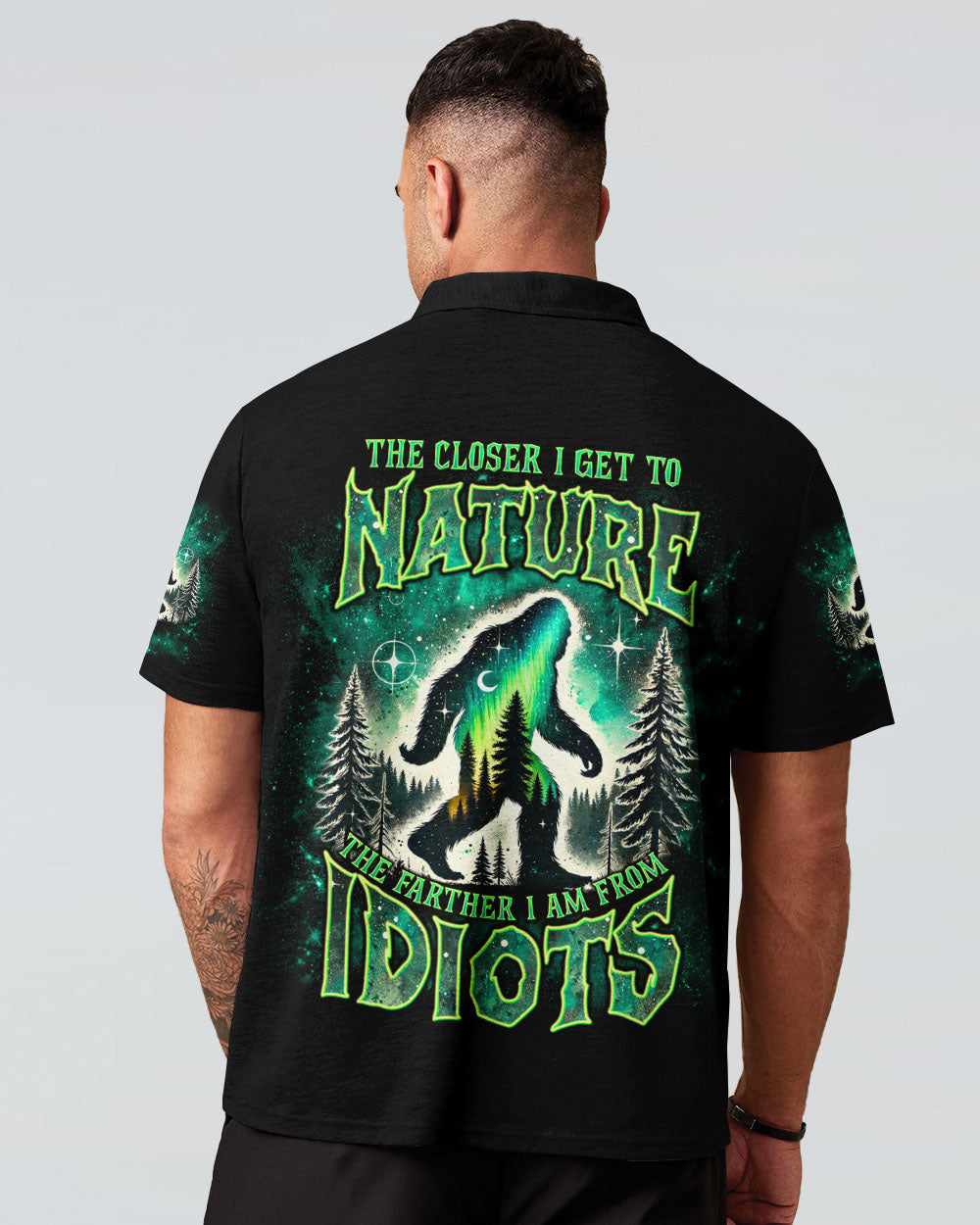 THE CLOSER I GET TO NATURE BIGFOOT ALL OVER PRINT -  TLNT1111243