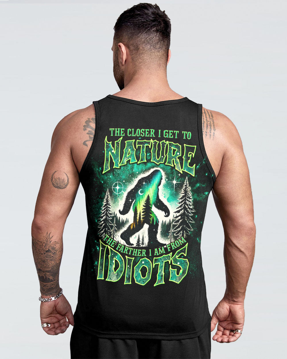 THE CLOSER I GET TO NATURE BIGFOOT ALL OVER PRINT -  TLNT1111243