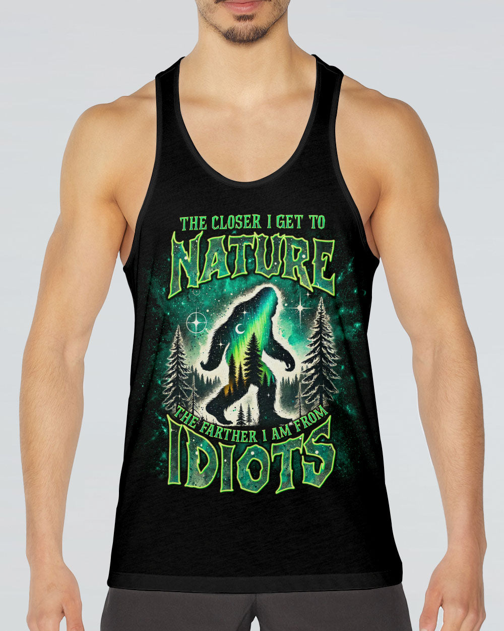 THE CLOSER I GET TO NATURE BIGFOOT ALL OVER PRINT -  TLNT1111243