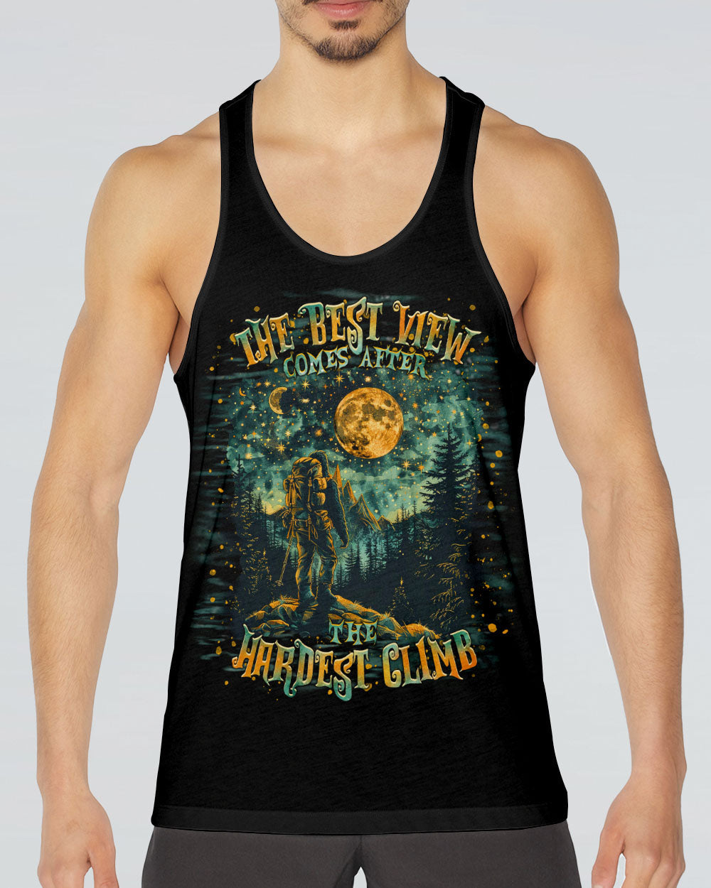 THE BEST VIEW COMES AFTER BIGFOOT HIKING ALL OVER PRINT - TLTR0701254