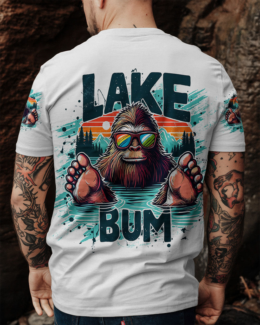LAKE BUM BIGFOOT ALL OVER PRINT - TLTR0809251