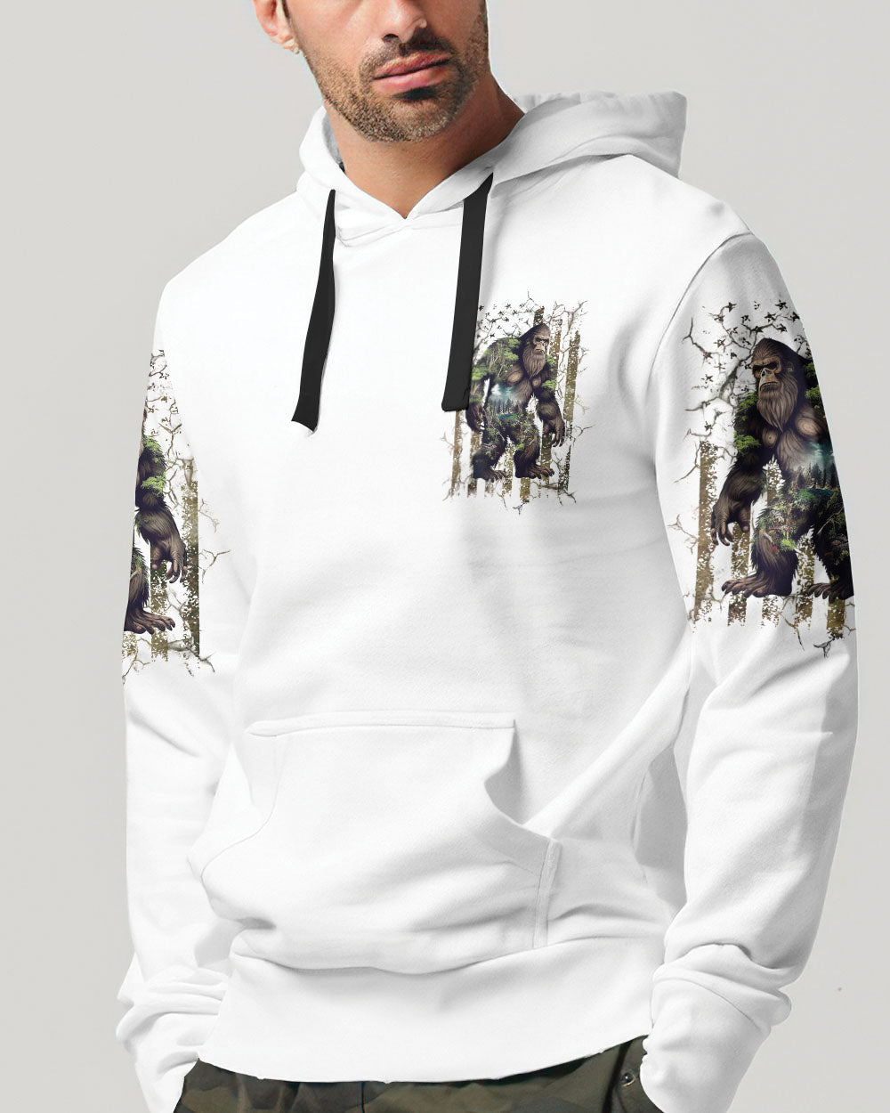 AND INTO THE FOREST I GO BIGFOOT ALL OVER PRINT - YHLN0801254