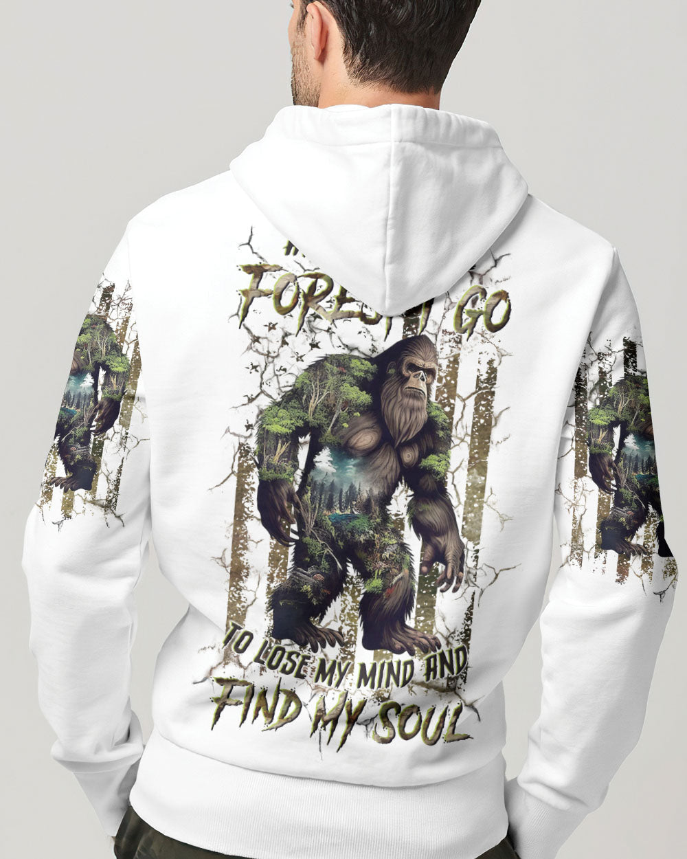 AND INTO THE FOREST I GO BIGFOOT ALL OVER PRINT - YHLN0801254