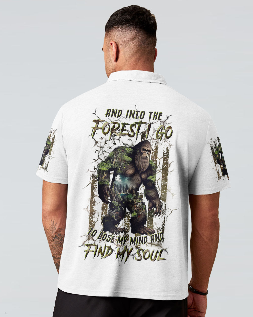 AND INTO THE FOREST I GO BIGFOOT ALL OVER PRINT - YHLN0801254