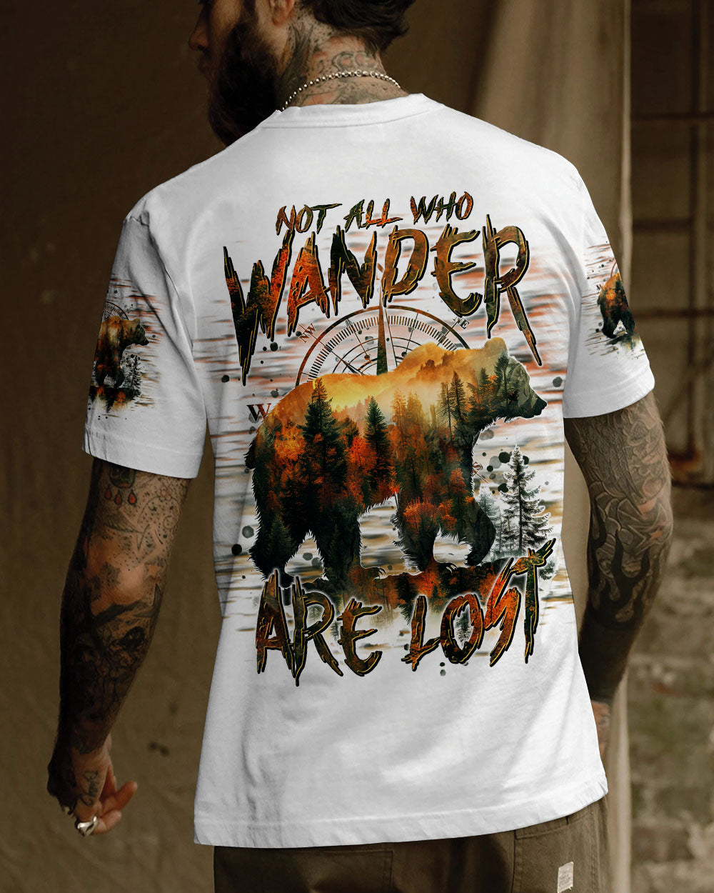 NOT ALL WHO WANDER ARE LOST BEAR HUNTING ALL OVER PRINT - TLNT1112244