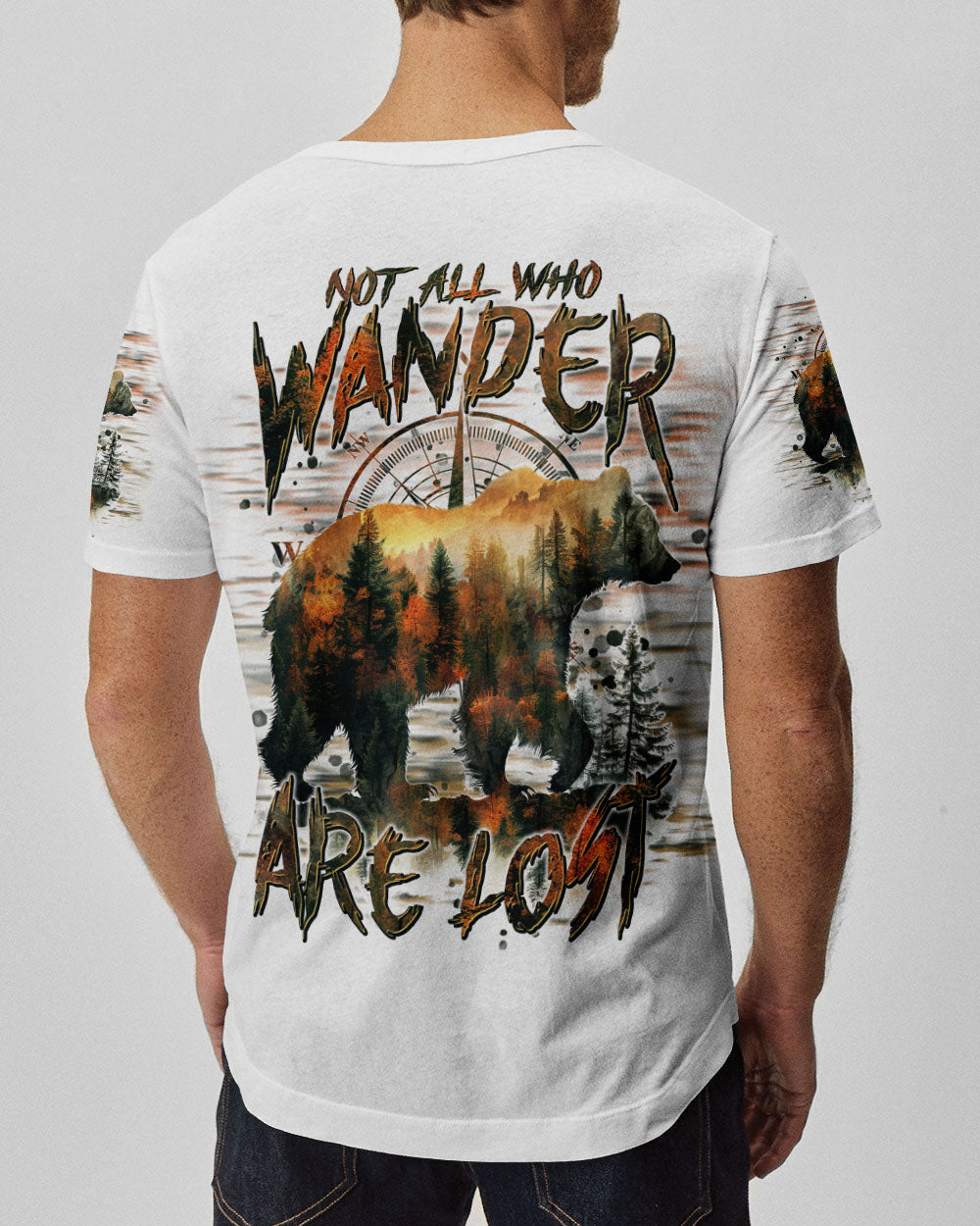 NOT ALL WHO WANDER ARE LOST BEAR HUNTING ALL OVER PRINT - TLNT1112244