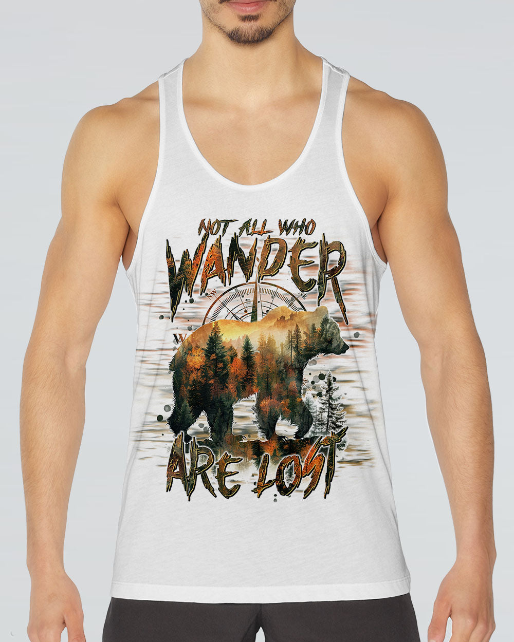 NOT ALL WHO WANDER ARE LOST BEAR HUNTING ALL OVER PRINT - TLNT1112244