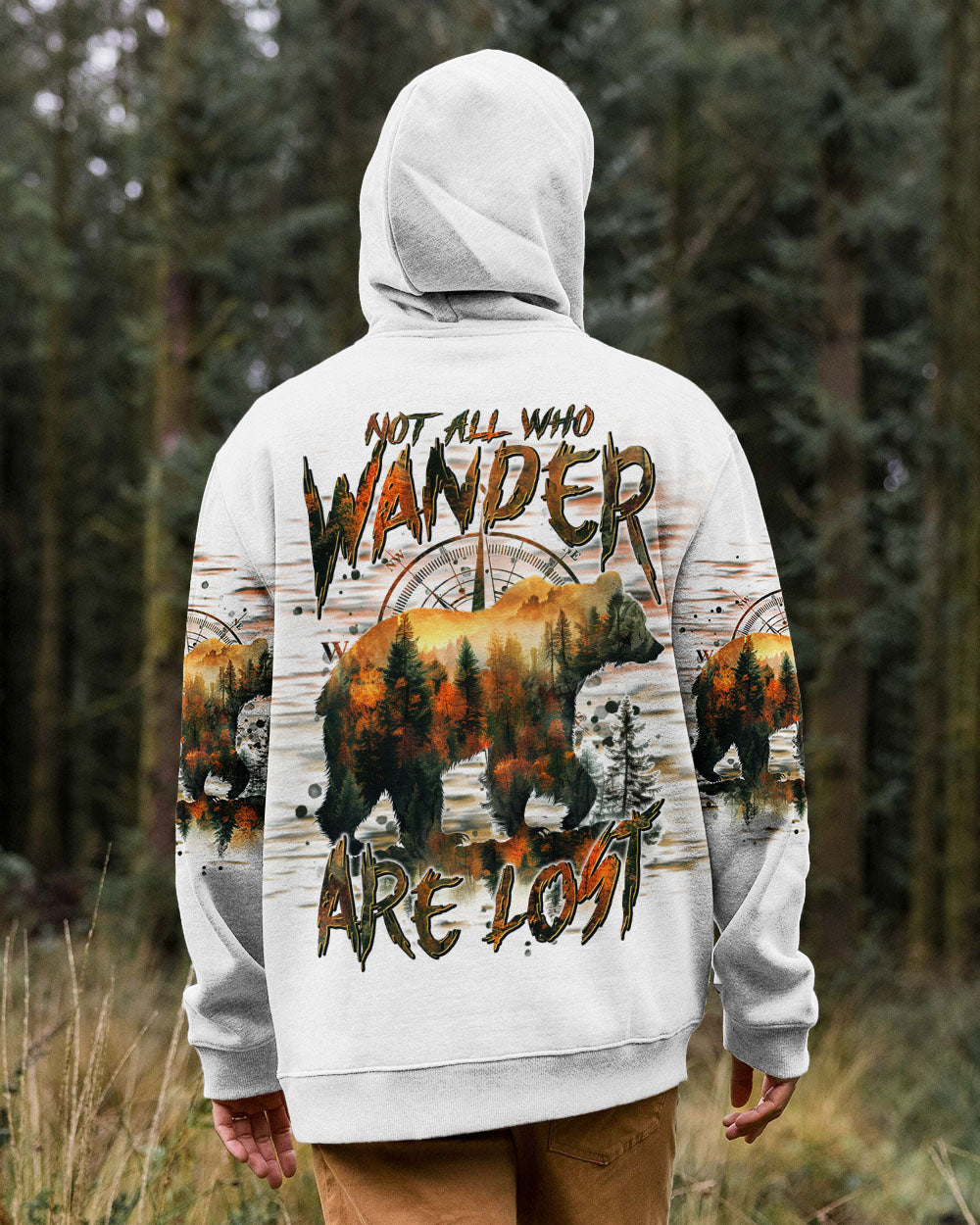 NOT ALL WHO WANDER ARE LOST BEAR HUNTING ALL OVER PRINT - TLNT1112244