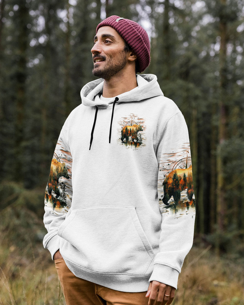 NOT ALL WHO WANDER ARE LOST BEAR HUNTING ALL OVER PRINT - TLNT1112244