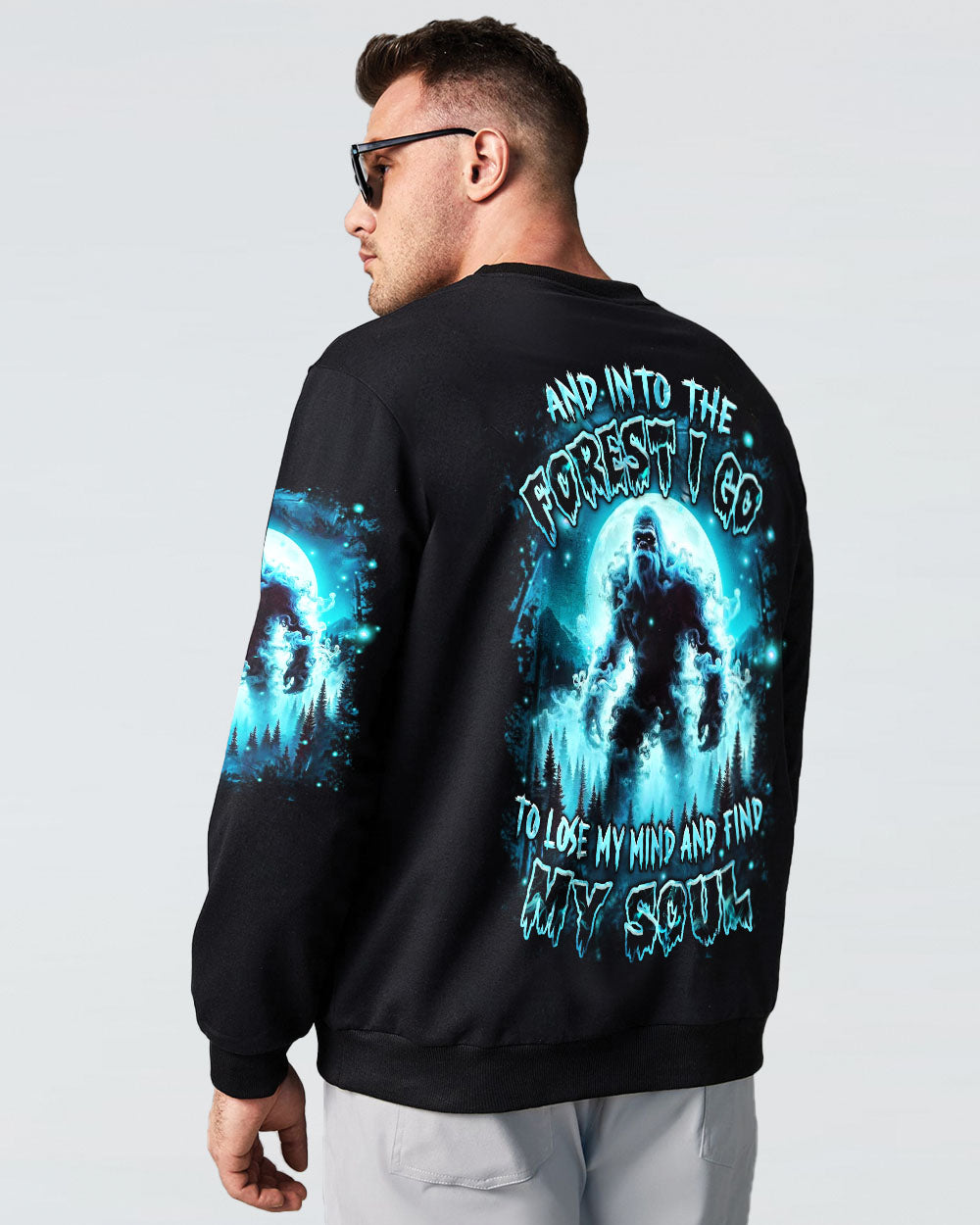 AND INTO THE FOREST I GO BIGFOOT ALL OVER PRINT - YHHN0603254