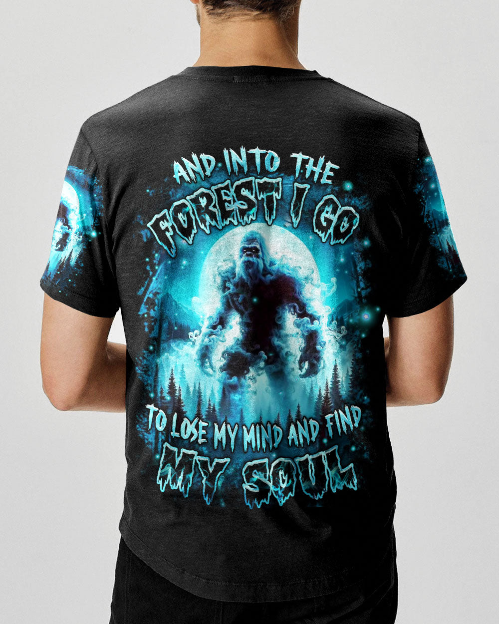 AND INTO THE FOREST I GO BIGFOOT ALL OVER PRINT - YHHN0603254
