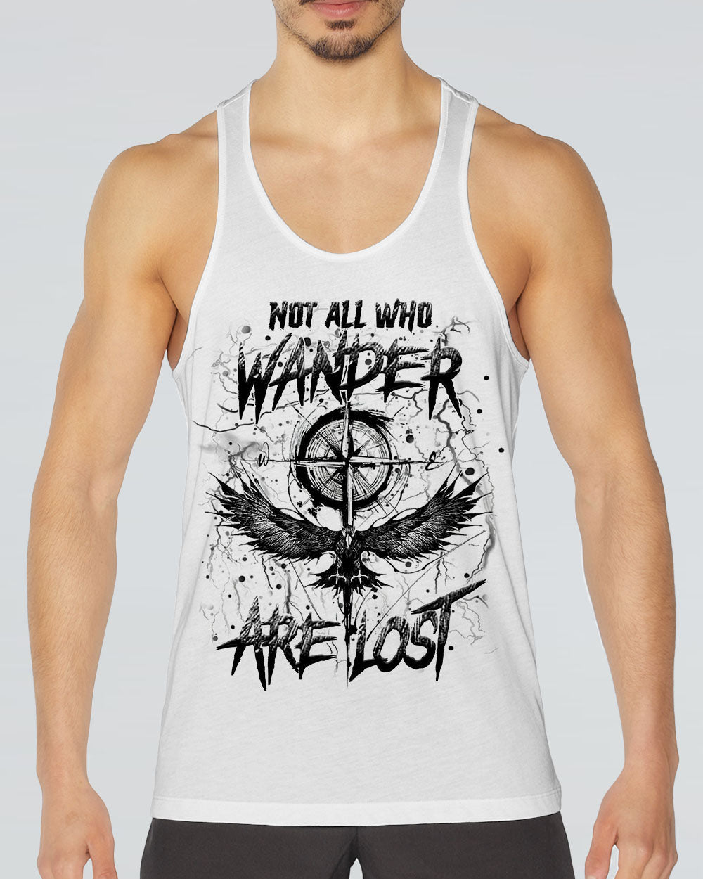 NOT ALL WHO WANDER ARE LOST ALL OVER PRINT - YHHN0710243