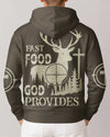 BlueJose Fast Food God Provides Shirt, Personalized Hunting 3D Shirt