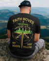 BlueJose Faith Moves Mountains Personalized Hiking 3D Shirt