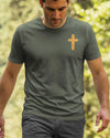 BlueJose Take A Hike With Faith Personalized Hiking 3D Shirt - Green