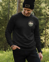 BlueJose My Soul Meets God Personalized Hiking Shirt - Black
