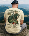 BlueJose I Don't Hike To Escape Life Personalized Hiking 3D Shirt - Beige