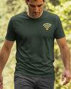 BlueJose The Wild Is Where I Reconnect With God Personalized Hiking 3D Shirt - Green