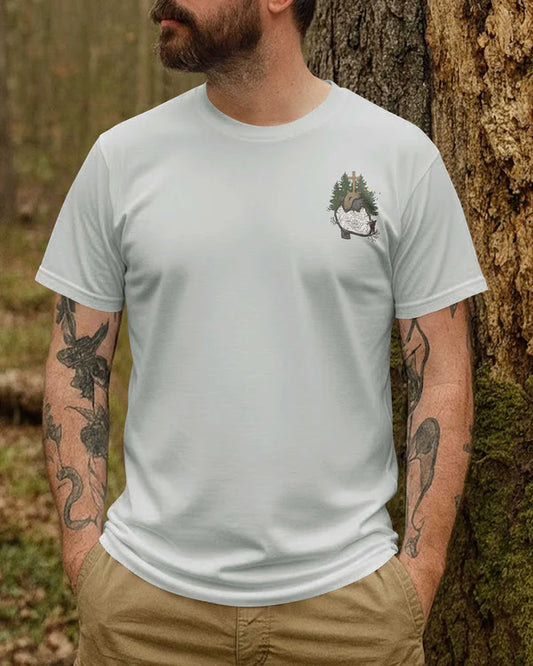 BlueJose I'm Not Lost In Nature Personalized Hiking 3D Shirt - Grey