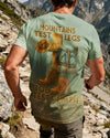 BlueJose Mountains Test Legs God Tests Faith Personalized Hiking 3D Shirt