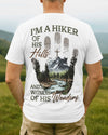 BlueJose I'm A Hiker Of His Hills Personalized Hiking Shirt - White