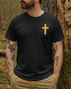 BlueJose Take A Hike With Faith Personalized Hiking 3D Shirt - Black