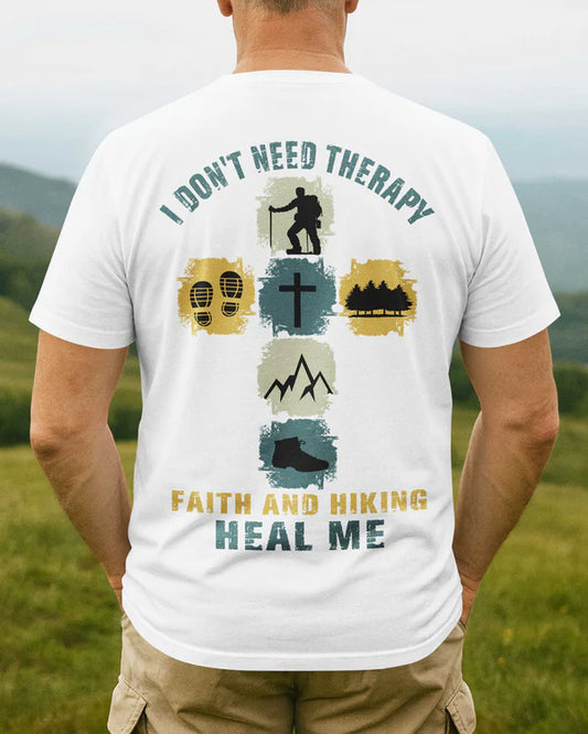BlueJose I Don't Need Therapy Personalized Hiking 3D Shirt - White