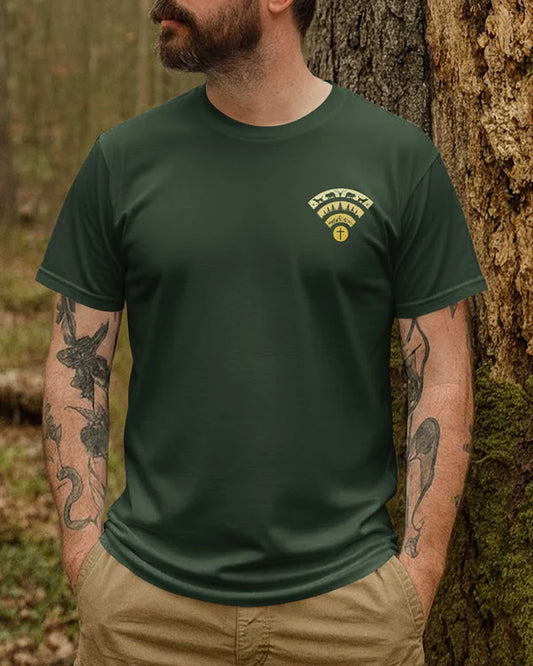 BlueJose The Wild Is Where I Reconnect With God Personalized Hiking 3D Shirt - Green