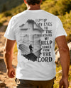 BlueJose I Lift Up My Eyes To The Mountains Personalized Hiking 3D Shirt - White