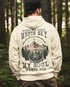 BlueJose My Soul Meets God Personalized Hiking Shirt - Sand